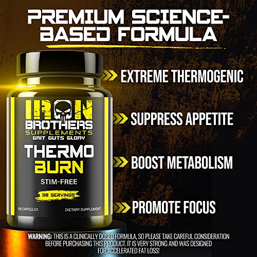 Stimulant Free Fat Burners for Women and Men – Weight Loss - Non Stim Thermogenic Fat Burner – Dietary Supplement – Metabolism Booster with Cayenne Pepper – 30 Day Supply - Keto Friendly