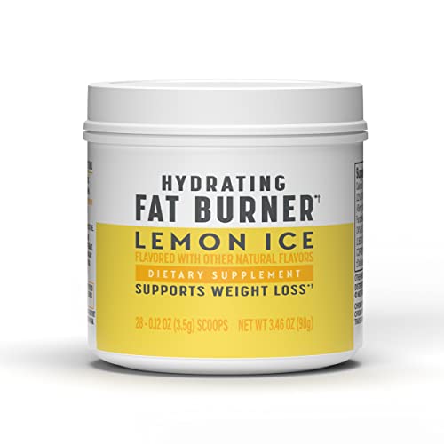 Nutrisystem® Hydrating Fat Burner Supplement for Men and Women, Mix and Sip Dietary Supplement, Lemon Ice - 28 Servings