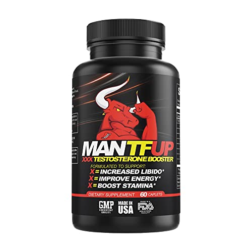 MANTFUP Dynamism Labs Energy T Booster for Men | Natural Enhancement to Boost Sexual Health, Libido, Stamina & Energy | with Horny Goat Weed | Made in USA (1 Month Supply, 60 Caplets)