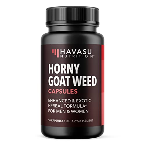 Horny Goat Weed Supplement for Him & Her |Capsule, Formulated with Maca Root & L-Arginine for Natural Energy & Endurance