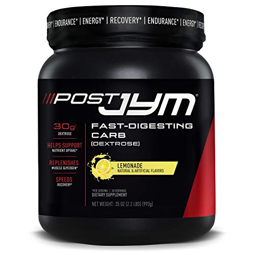 JYM Supplement Science Post JYM Fast-Digesting Carb - Post-Workout Recovery Pure Dextrose 30 Servings, 2.2 Pound