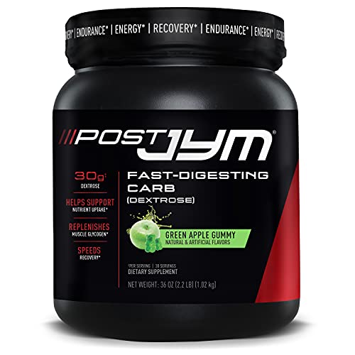 JYM Supplement Science Post Jym | Fast-digesting Dextrose Carbohydrates, Maximum Energy, Refueling, Recovery |