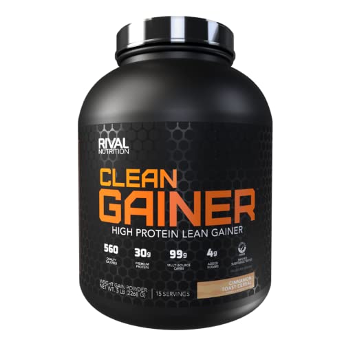 Rivalus Nutrition Clean Gainer - Cinnamon Toast Cereal, 5lbs