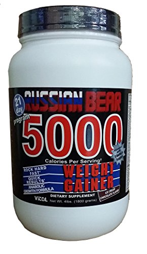 Vitol Russian Bear 5000 Weight Gainer Chocolate - 4 lbs