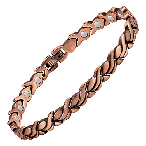 Copper Magnetic Bracelets for Women - Fishtail Design