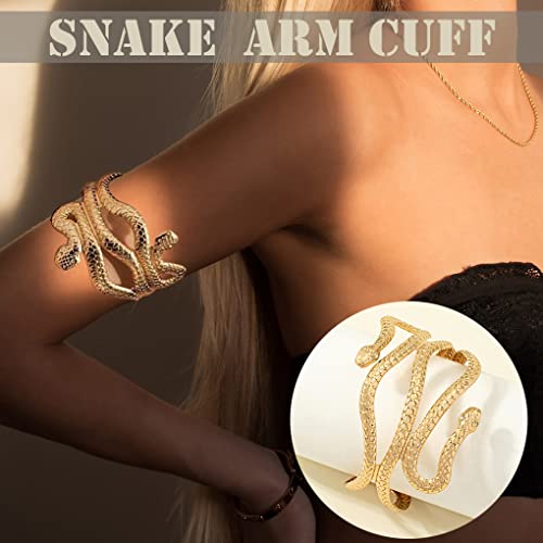 10-Piece Moroccan Arm Cuff Bracelet Set