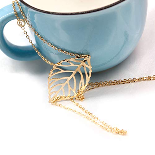 Elegant Gold Leaf Boho Slave Bracelet for Women