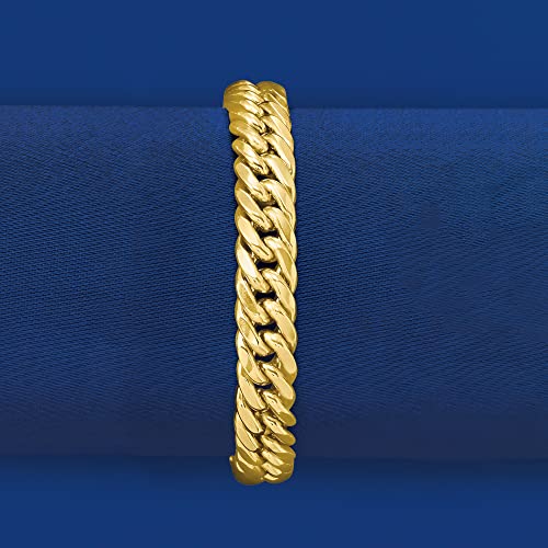 Italian 18kt Yellow Gold Cuban-Link Bracelet
