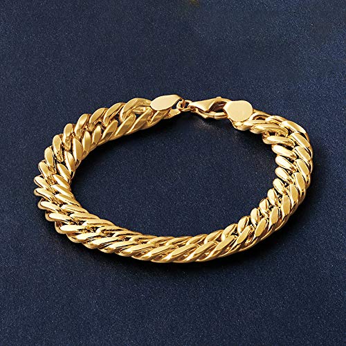 Italian 18kt Yellow Gold Cuban-Link Bracelet