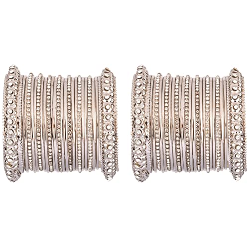 Boho Vintage Tribal Gypsy Crystal Bangle Bracelets
