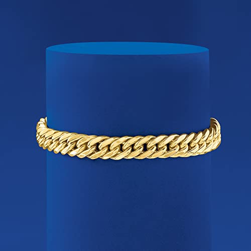 Italian 18kt Yellow Gold Cuban-Link Bracelet