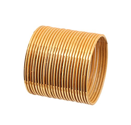 Colorful Metal Bangle Bracelet Set for Women
