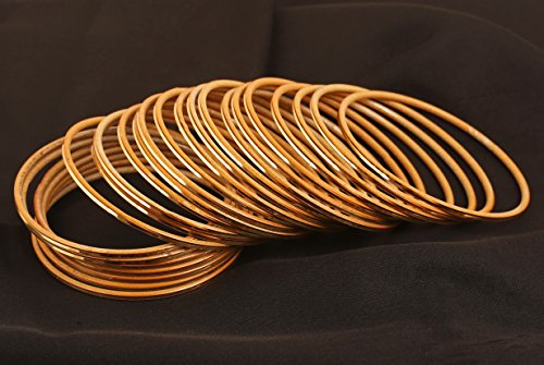 Colorful Metal Bangle Bracelet Set for Women