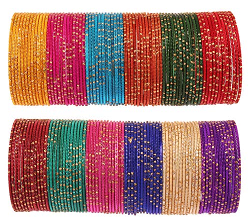 Colorful Bollywood Bangle Bracelet Set for Women