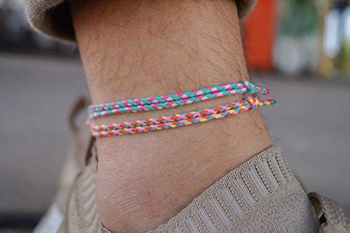 Boho Surfer Ankle Bracelet Set - Handmade Jewelry