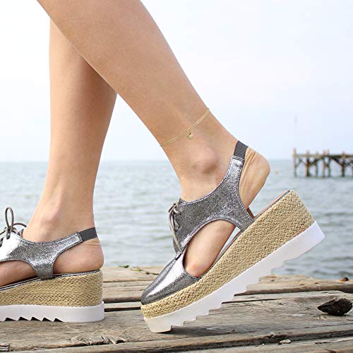 Hamsa Hand Gold Double Line Anklet Bracelet