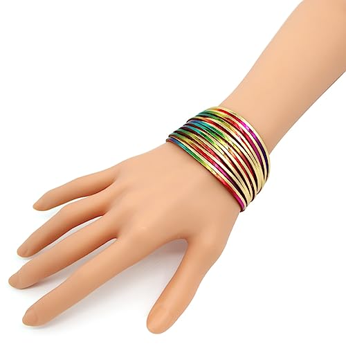 Boho Multi-Layer Leather Wrap Bracelet - Golden Gradient