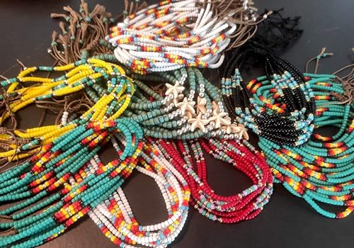 Adjustable White & Silver Beaded Plus Size Anklet