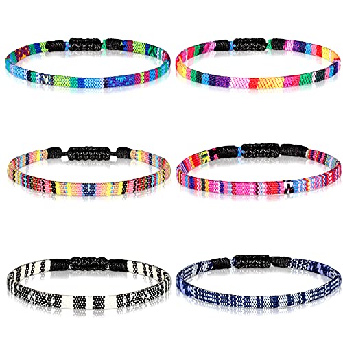 Colorful Adjustable Boho Ankle Bracelet Set