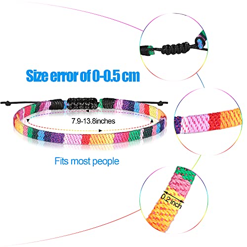 Colorful Adjustable Boho Ankle Bracelet Set