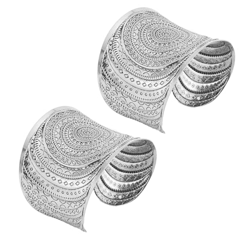 Vintage Chunky Cuff Bracelets for Women