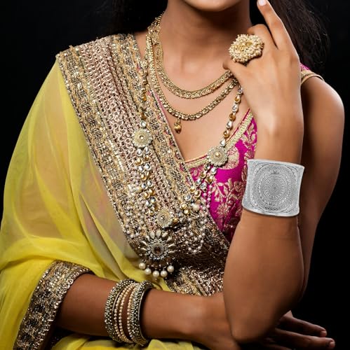Vintage Chunky Cuff Bracelets for Women