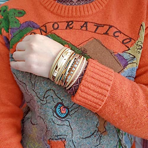Bohemian Multilayer Leather Feather Cuff Bracelet