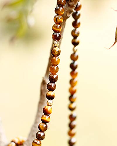 Tiger Eye Adjustable Anklet Bracelet for Women