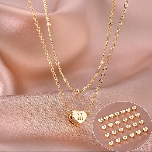 Dainty Gold Initial Ankle Bracelet for Women