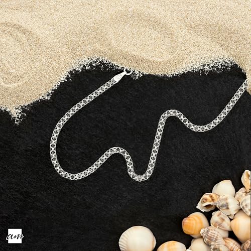 Adjustable 925 Sterling Silver Bismark Anklet Bracelet