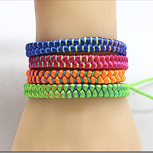 Colorful Handmade Nepalese Friendship Bracelets Set