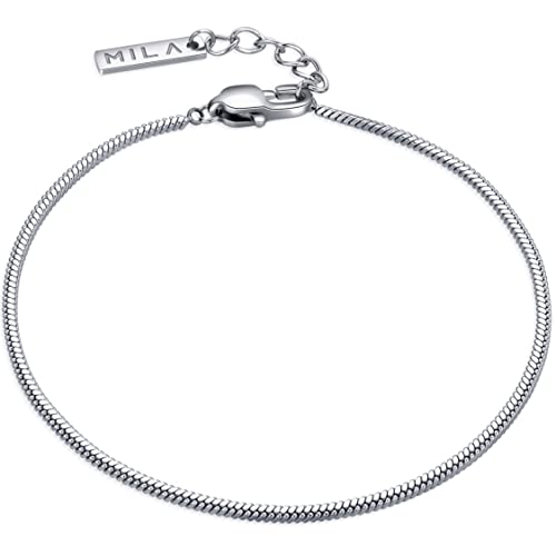 Minimalist Stainless Steel Square Chain Bracelet