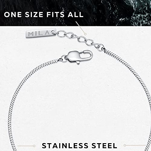 Minimalist Stainless Steel Square Chain Bracelet
