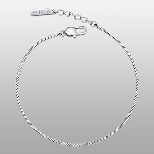 Minimalist Stainless Steel Square Chain Bracelet