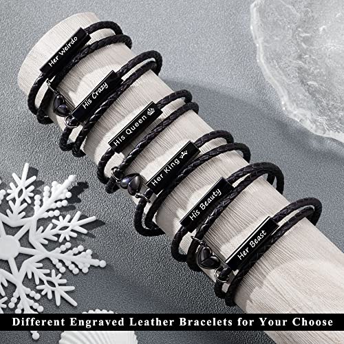 Matching Couple Bracelets for Him and Her