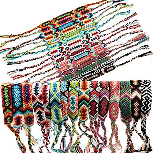 Colorful Handmade Nepalese Friendship Bracelets Set