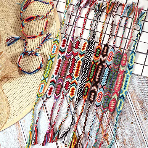 Colorful Handmade Nepalese Friendship Bracelets Set