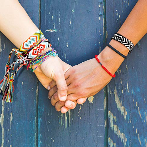Colorful Handmade Nepalese Friendship Bracelets Set