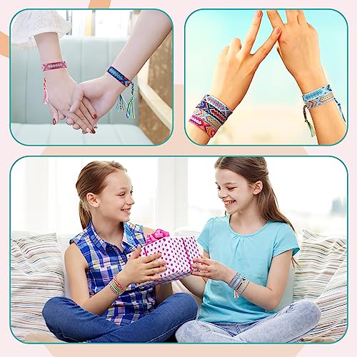 24 Pcs Adjustable Woven Friendship Bracelets