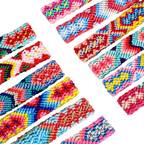 Handmade Adjustable Friendship Bracelets - 20pc Set