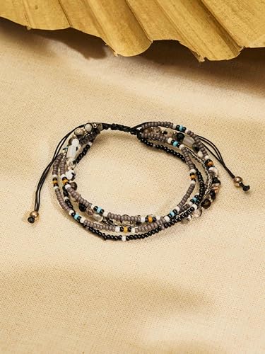 Bohemian Vintage Multi-Layer Bead Bracelet