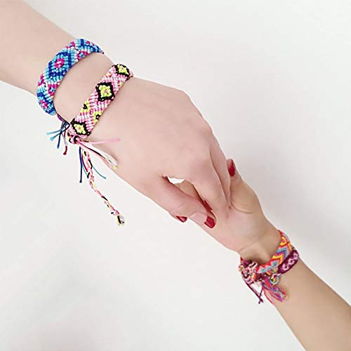 Moroccan Woven Friendship Bracelets - 8 Pack
