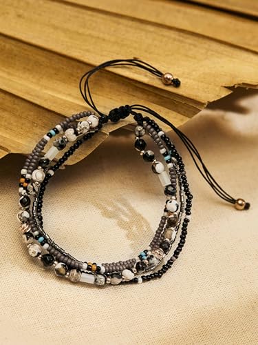Bohemian Vintage Multi-Layer Bead Bracelet