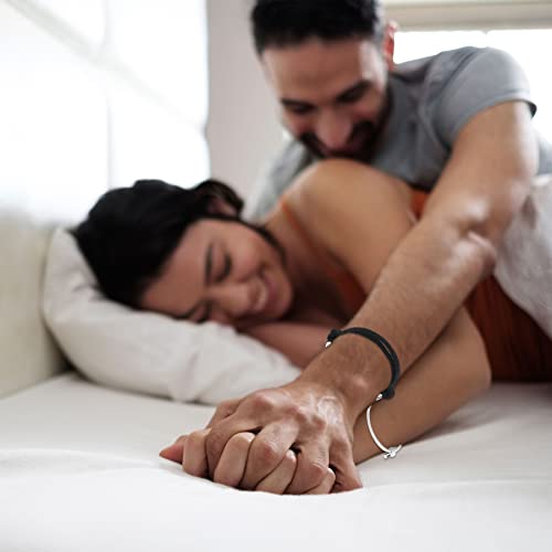 Couples Heart Magnet Bracelets - Eternal Love Set