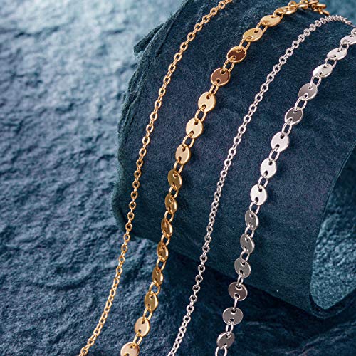 Boho Coin Ankle Bracelets for Women