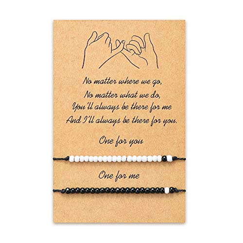 Couples Matching Pinky Promise Bracelets for Valentines