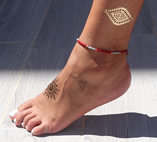Colorful Handmade Bohemian Beaded Women's Anklet