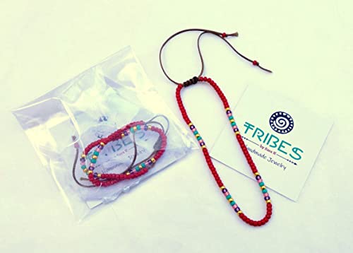 Colorful Handmade Bohemian Beaded Women's Anklet