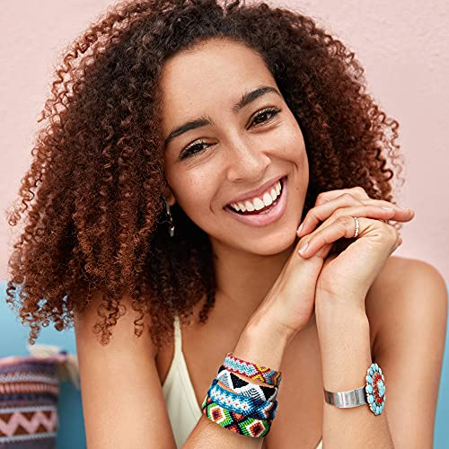 Colorful Handmade Woven Friendship Bracelets Set