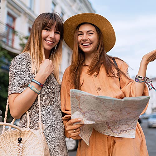 Colorful Handmade Woven Friendship Bracelets Set